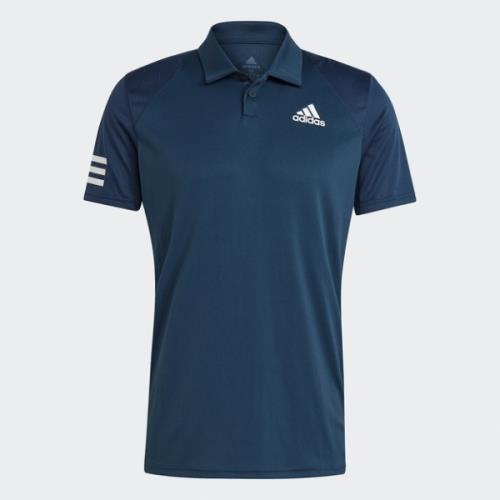 Adidas TENNIS CLUB 男裝 短袖 POLO衫 網球 休閒 吸濕排汗 透氣孔 深藍【運動世界】GL5458
