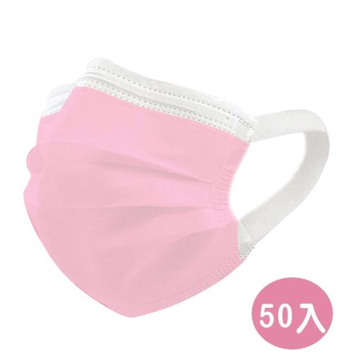【神煥】粉色 成人醫療口罩50入/盒 (未滅菌)專利可調式無痛耳帶設計 台灣製