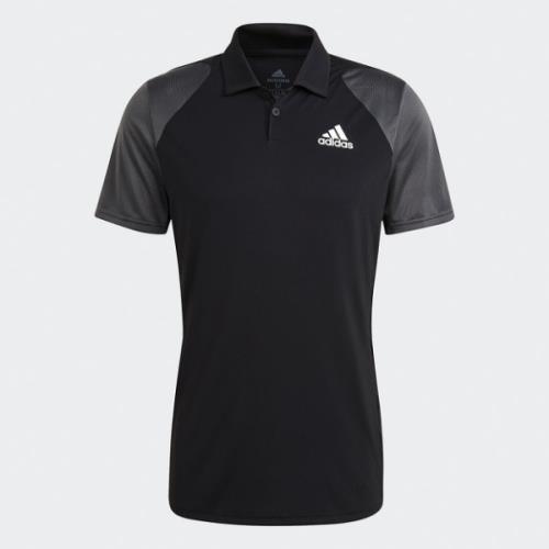 Adidas CLUB TENNIS 男裝 短袖 POLO衫 網球 網布 拼接 吸汗快乾 黑【運動世界】GL5437