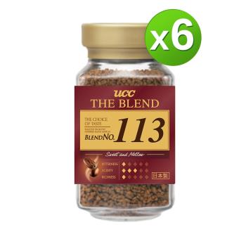 【UCC】113即溶咖啡x6罐組(90g/罐)