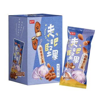 【盛香珍】走吧堅果-蒜香杏仁果(38gX7包/盒)