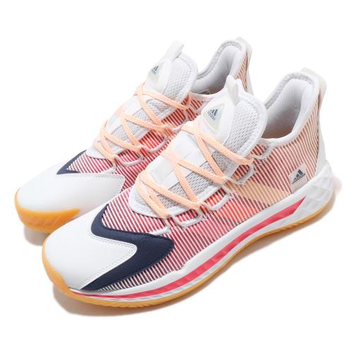 adidas 籃球鞋 Pro BOOST GCA Low 男鞋 愛迪達 低筒 緩震 運動 透氣 白 紅 藍 FX9239 [ACS 跨運動]