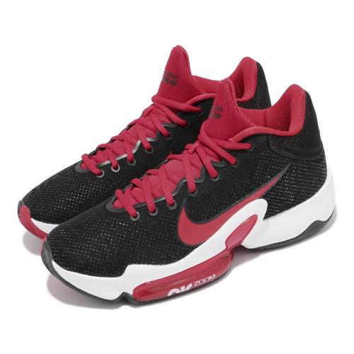 Nike 籃球鞋 Zoom Rize 2 運動 男鞋 海外限定 氣墊 舒適 避震 包覆 支撐 黑 紅 CT1495003 [ACS 跨運動]