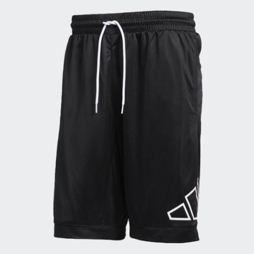 Adidas BIG LOGO SHORTS 男裝 短褲 籃球 吸濕排汗 透氣 防撕 黑【運動世界】GT3018