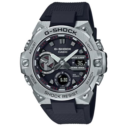 CASIO G-SHOCK 太陽能藍芽雙顯腕錶 GST-B400-1A