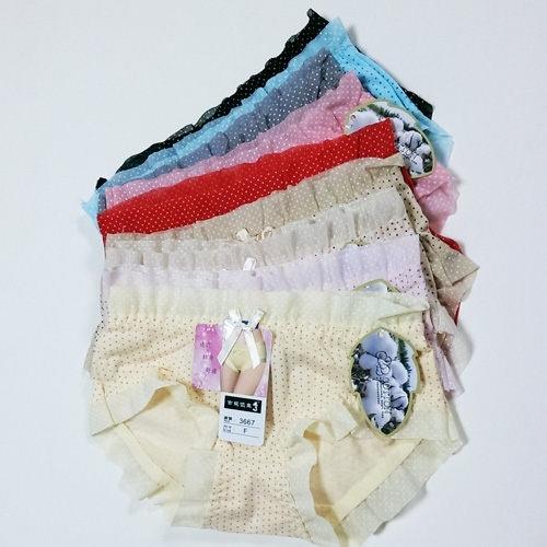 吉妮儂來8件組 舒適網質織帶低腰少女棉褲 隨機取色/3667