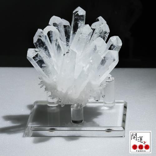 開運方程式-5A天然頂級白水晶簇(淨化磁場)|水晶柱|ETMall東森購物網