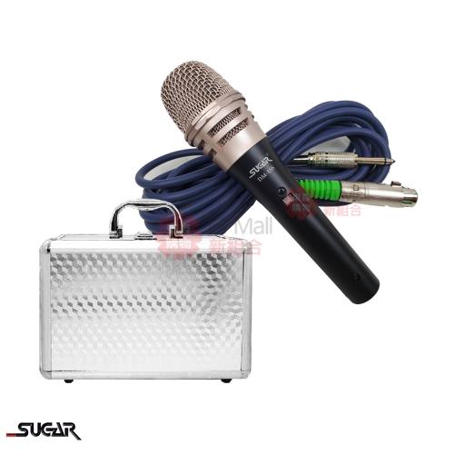 SUGAR DM-856 大音頭有線麥克風(黑色/含6M麥克風線/收納盒)