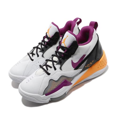 Nike 籃球鞋 Jordan Zoom 92 運動 女鞋 氣墊 避震 喬丹 包覆 支撐 球鞋 白 紫 CK9184105 [ACS 跨運動]