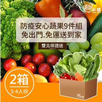 【鮮好購】超值選蔬果箱X2箱