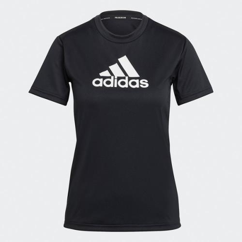 Adidas PRIMEBLUE DESIGNED 女裝 短袖 T恤 吸濕排汗 透氣 黑【運動世界】GL3820