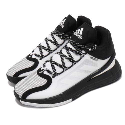 adidas 籃球鞋 D Rose 11 運動 明星款 男鞋 海外限定 愛迪達 避震 支撐 包覆 球鞋 白 黑 FY0896 [ACS 跨運動]
