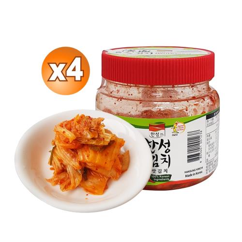 【韓味不二】漢盛Kimchi 韓國泡菜切片 450g*4瓶