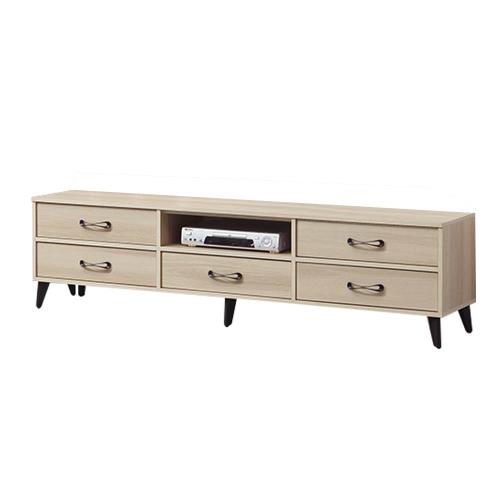 Boden-美娜6尺五抽電視櫃/長櫃/視聽櫃