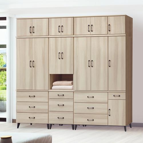 Boden 美娜8 7尺多功能收納加高型衣櫃組合 單吊 二門三抽 雙吊 棉被櫃 拉門衣櫃 Etmall東森購物網
