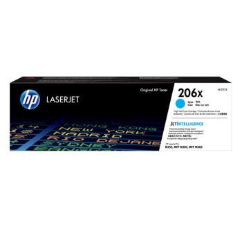 HP原廠 W2111X(206X)高容量 藍色 碳粉匣 適用HP Color LaserJet M255dw/M283fdw/M282nw