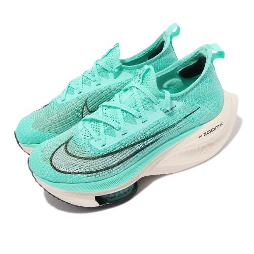 Nike 慢跑鞋Zoom Alphafly Next% 女鞋氣墊舒適避震路跑馬拉松球鞋綠白
