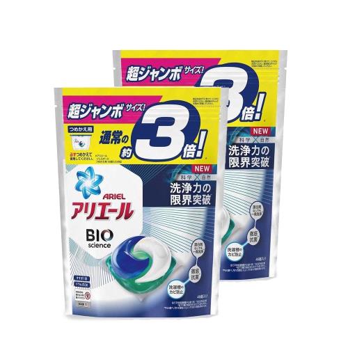 日本 Ariel三合一3D洗衣膠囊46顆x2包