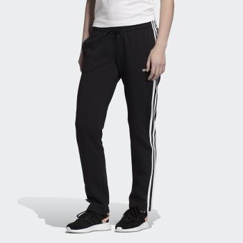 Adidas ESSENTIALS 3-S 女裝 長褲 慢跑 休閒 刷毛 直筒 黑【運動世界】DP2376