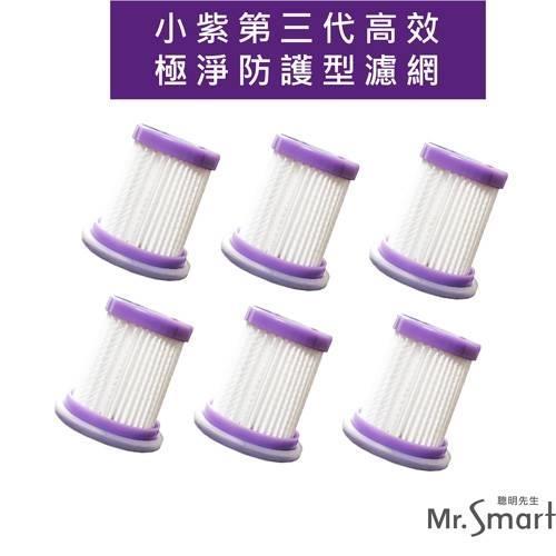 【Mr.Smart】最新一代12顆小紫除螨機高效濾網12顆-庫