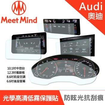 Meet Mind 光學汽車高畫質低霧螢幕保護貼 Audi Q8 2020-11後 奧迪