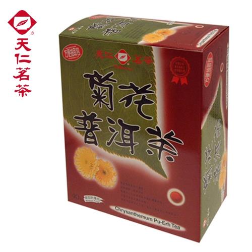 即期良品【天仁茗茶】 菊花普洱茶袋茶40入(部份效期:2024/08/15)