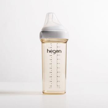 hegen 金色奇蹟PPSU多功能方圓型寬口奶瓶 (單入)-330ml