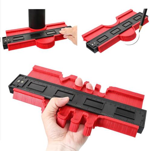 輪廓測量器 取型器 6寸/14cm 弧度尺 量規 不規則儀 仿型尺 量尺 木工工具 不規則形 輪廓尺 整平 測量製圖 木工