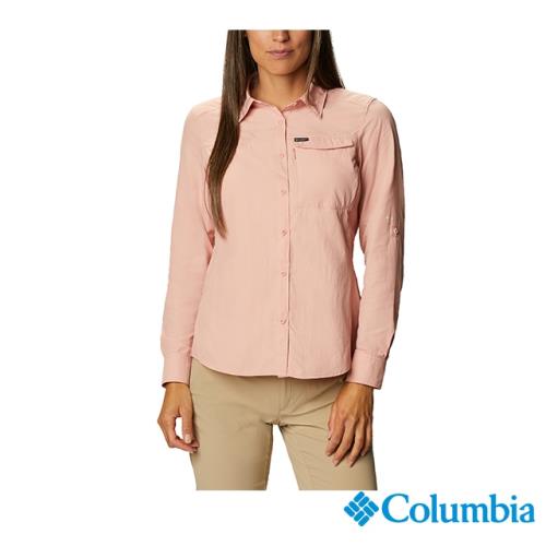 Columbia 哥倫比亞 女款 – UPF50快排長袖襯衫-粉紅 UAK26570PK