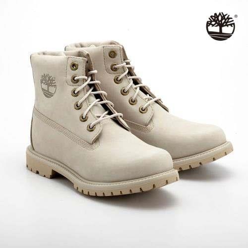 ★零碼出清★Timberland 女款淺灰色Paninara磨砂革6吋靴|A2M2S071