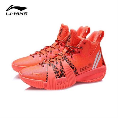 LI-NING 李寧 反伍 1專業場外籃球鞋 男鞋  螢光果紅 ABFQ015-3