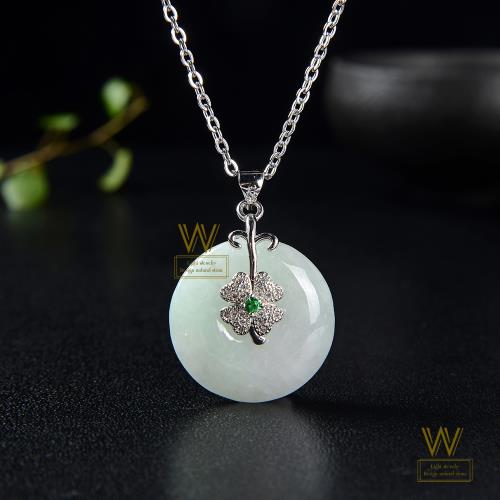 w-jewelry】平平安安天然冰糯種翡翠|平安扣|ETMall東森購物網