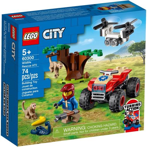 LEGO樂高積木 60300 202106 City 城市系列 - 野生動物救援沙灘車