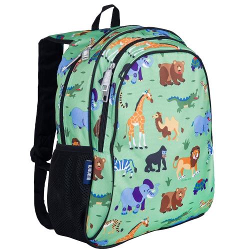 美國 Wildkin 兒童後背包/雙層式便利書包 14080 野生動物園