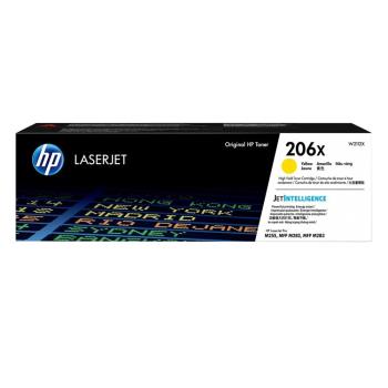 HP W2112X(206X) 高容量 黃色 原廠碳粉匣 適用HP Color LaserJet M255dw/M283fdw/M282nw