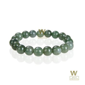 【w-jewelry】典藏天然滿綠翡翠手珠（110013121）