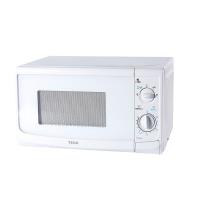  東元 TECO YM-2006CB 機械式微波爐，20L 轉盤設計，支援解凍功能，側開門方便操作。採用微波加熱方式，110V/60Hz 電壓，消耗功率 1050W，本體尺寸高 258x 寬 440x 深 328 mm，重量約 10.6kg。提供 1 年保固，產地中國。適合日常廚房使用，高效快速加熱食物，規格以實際出貨為準。 