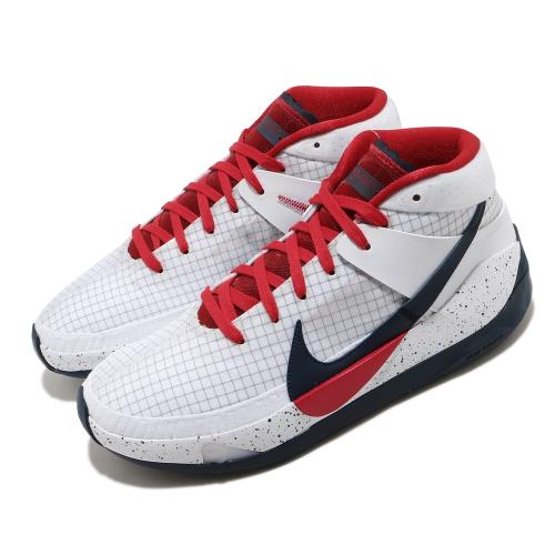 Nike 籃球鞋 KD13 EP USA 男鞋 高筒 杜蘭特 避震 美國隊 球鞋 白 藍 CI9949101 [ACS 跨運動]