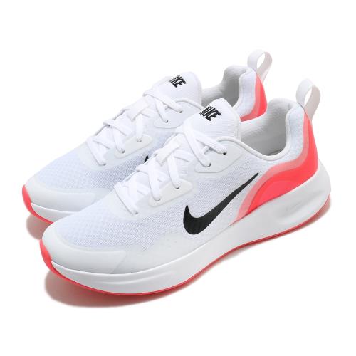 Nike 慢跑鞋 Wearallday 運動 女鞋 輕量 透氣 舒適 簡約 球鞋 穿搭 白 紅 CJ1677101 [ACS 跨運動]