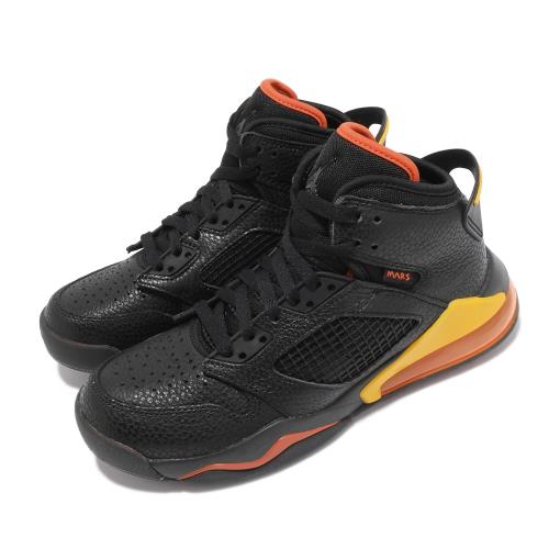 Nike 籃球鞋 Jordan Mars 270 GS 運動 女鞋 海外限定 喬丹 氣墊 避震 混搭風格 黑 黃 BQ6508-009