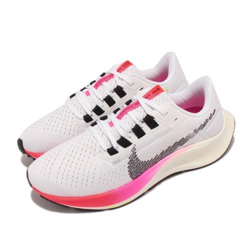 Nike 慢跑鞋 Zoom Pegasus 38 運動 女鞋 經典款 小飛馬 電繡logo 路跑 馬拉松 白粉 DJ5401-100