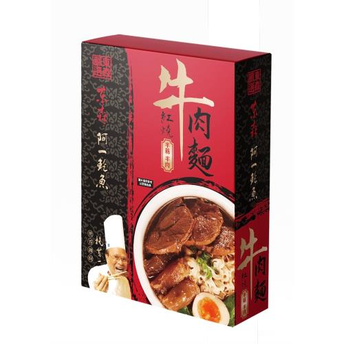 東森嚴選阿一鮑魚紅燒半筋半肉牛肉麵搶購組-佩芳推薦
