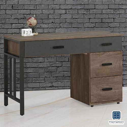 【Hampton 漢汀堡】特雷潔灰橡4尺書桌