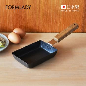 日本FORMLADY 小泉誠 ambai日製原木柄玉子燒鐵鍋-S