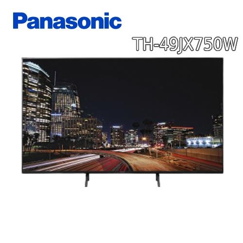 Panasonic國際牌 49吋 4K 液晶顯示器+視訊盒 TH-49JX750W-庫 (K)