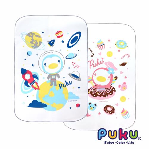【PUKU藍色企鵝】 兒童加大防濕墊 太空人/甜甜圈