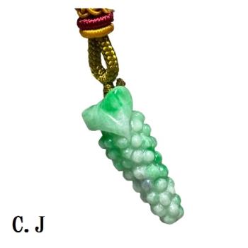 品澐珠寶 結實纍纍 葡萄 帶綠 緬甸玉 翡翠 吊墜/項鍊