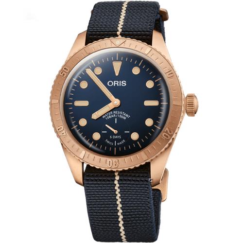 ORIS CARL BRASHEAR CAL.401限量青銅機械錶/0140177643185-Set/40mm