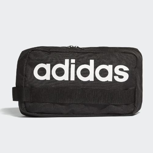 ADIDAS  LIN CORE CROSSB 愛迪達 配件 休閒 包包 黑 腰包  DT4823【TOP QUEEN】