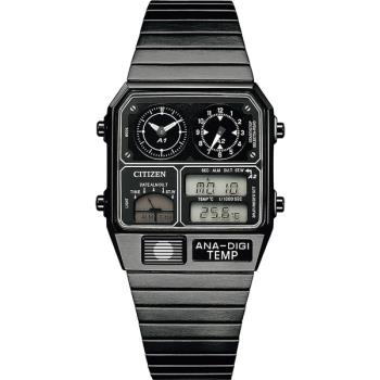 CITIZEN 星辰 ANA-DIGI TEMP 80年代復古設計手錶 指針/數位/溫度顯示(JG2105-93E)